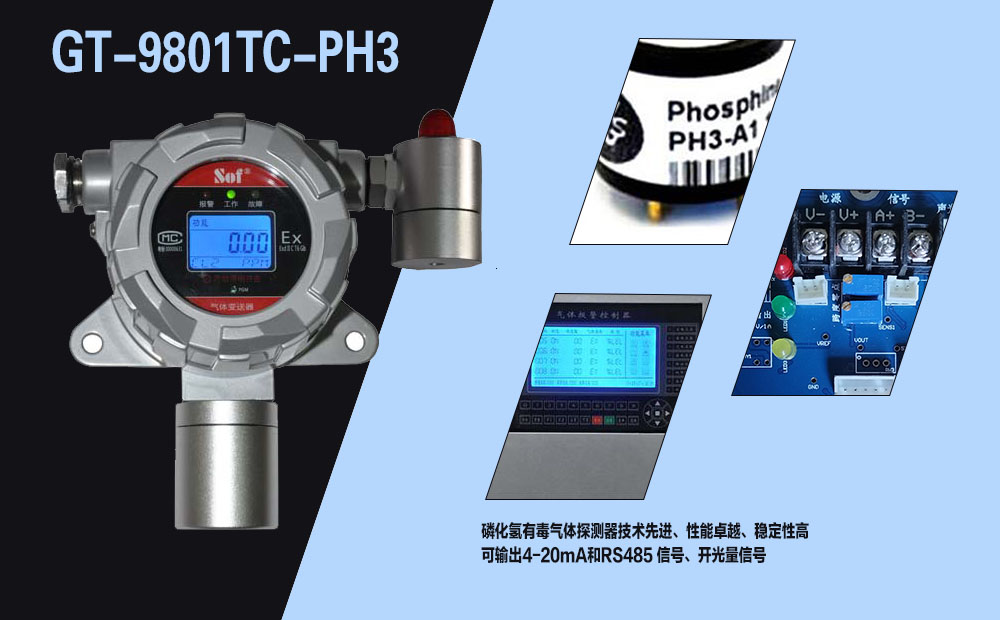 索富通GT-9801TC-PH3磷化氢气体探测器(图1)